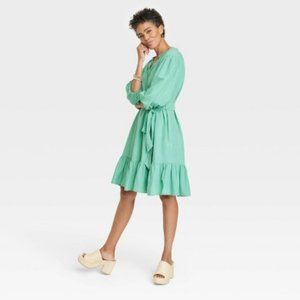 NWOT - Women's Medium 3/4 Sleeve A-Line Dress - Knox Rose